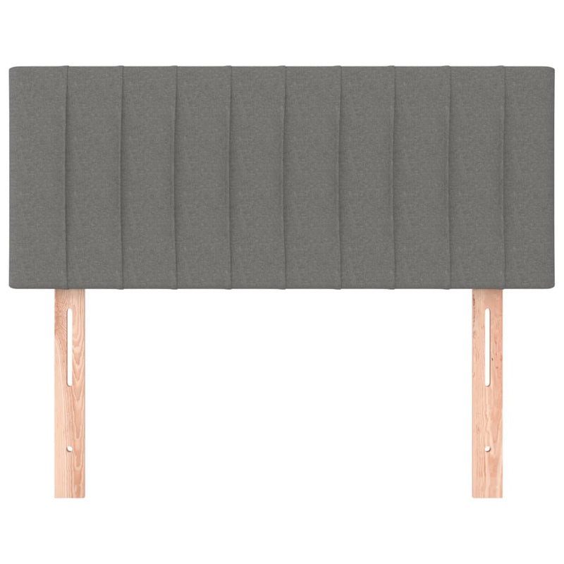 vidaXL sötétszürke szövet fejtámla 100x5x78/88 cm