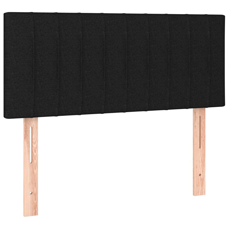 vidaXL fekete szövet fejtámla 100x5x78/88 cm