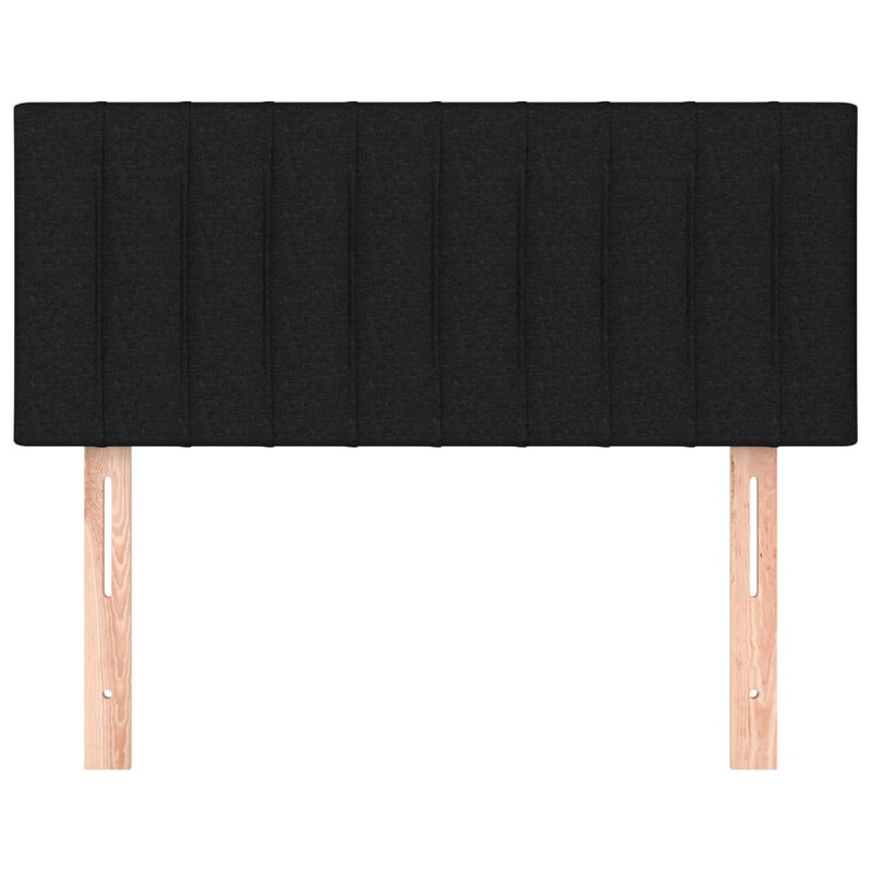 vidaXL fekete szövet fejtámla 100x5x78/88 cm
