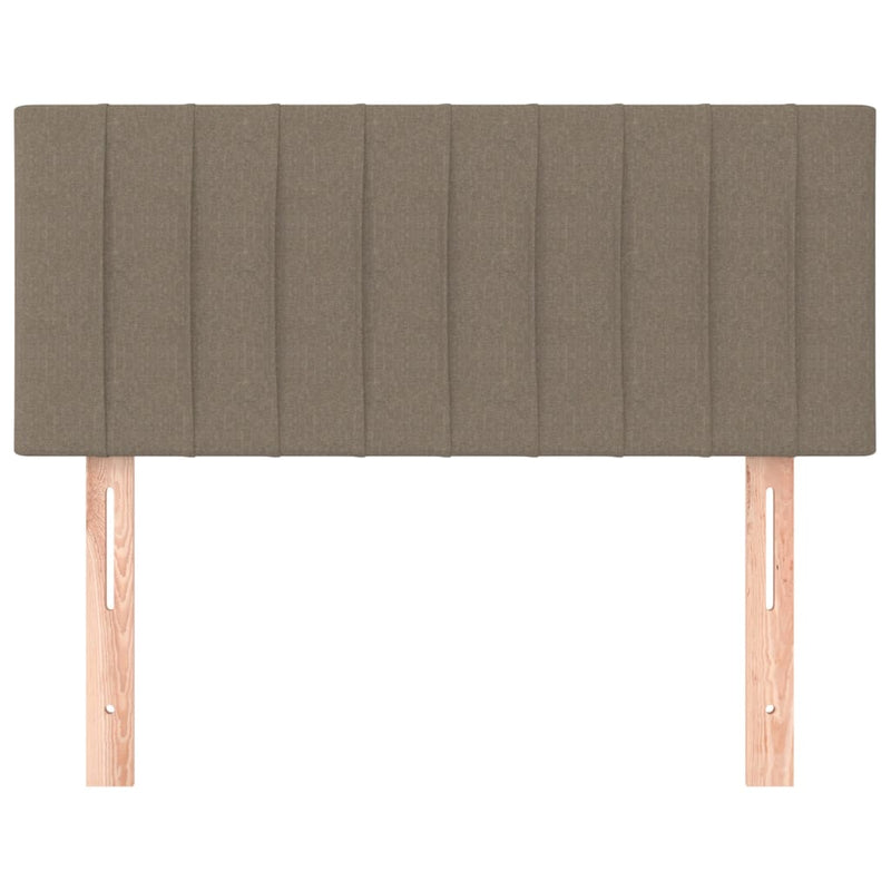 vidaXL tópszínű szövet fejtámla 100x5x78/88 cm