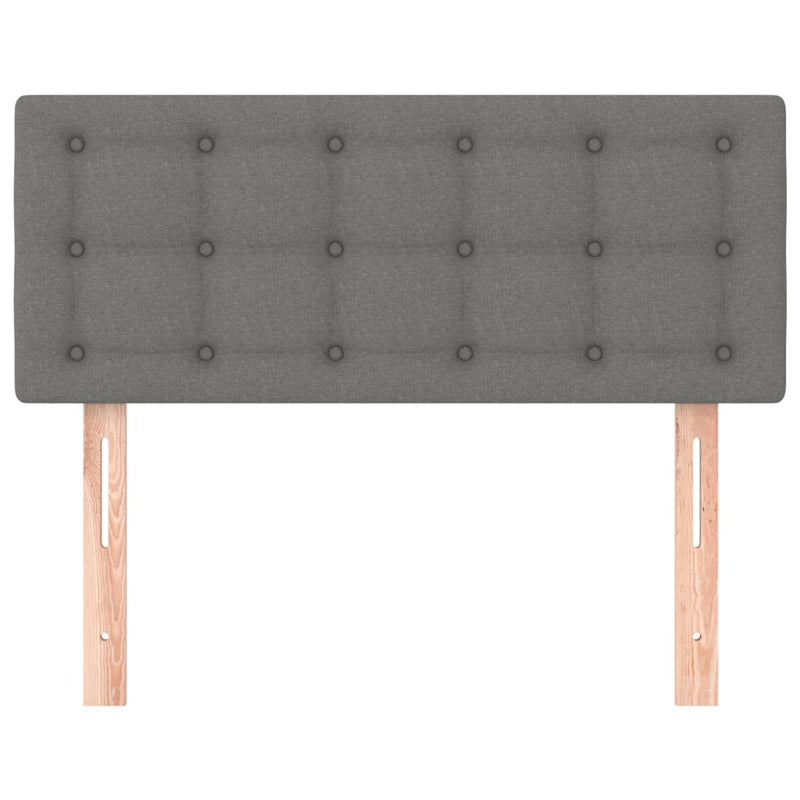 vidaXL sötétszürke szövet fejtámla 80 x 5 x 78/88 cm