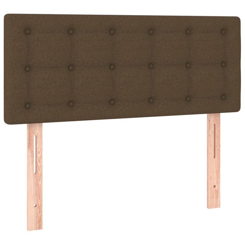 vidaXL sötétbarna szövet fejtámla 80 x 5 x 78/88 cm