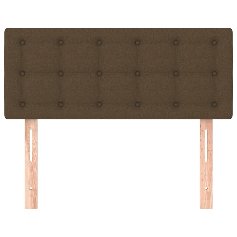vidaXL sötétbarna szövet fejtámla 80 x 5 x 78/88 cm