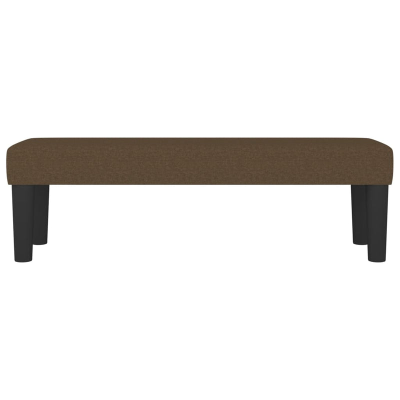 vidaXL barna szövet pad 100 x 30 x 30 cm