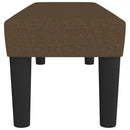 vidaXL barna szövet pad 100 x 30 x 30 cm