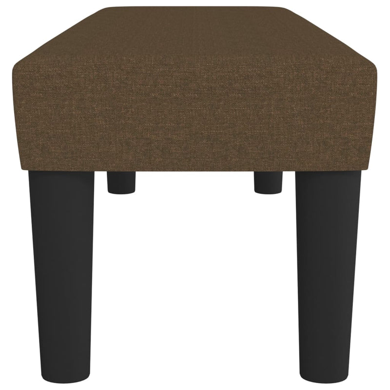 vidaXL barna szövet pad 100 x 30 x 30 cm