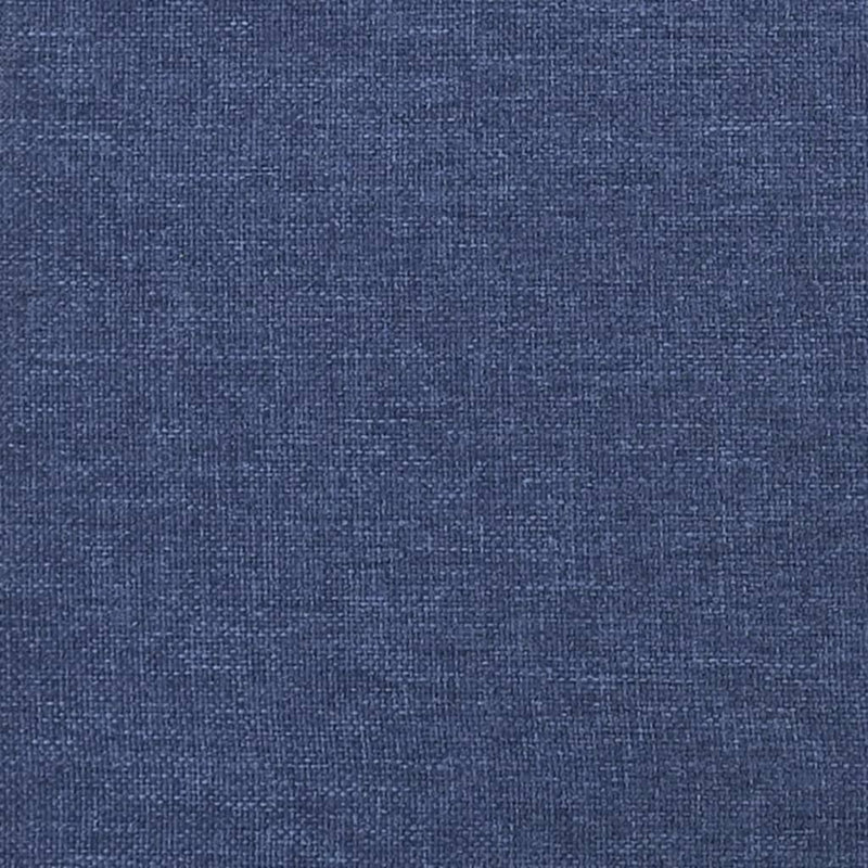 vidaXL kék szövet ágykeret matrac nélkül 200 x 200 cm