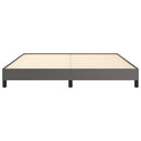 vidaXL szürke műbőr ágykeret 160x200 cm