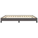 vidaXL szürke műbőr ágykeret 160x200 cm