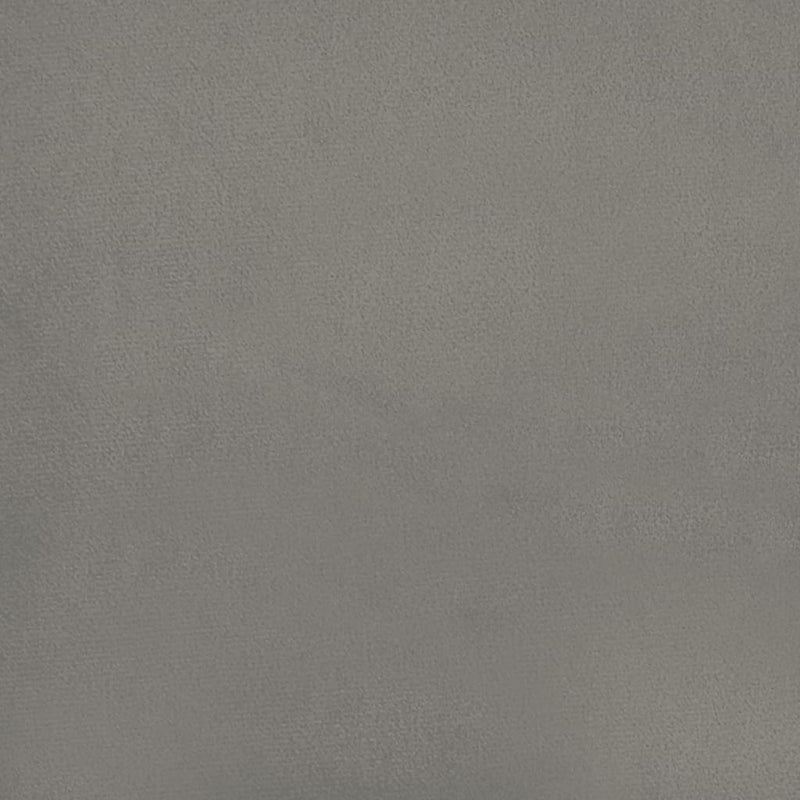 vidaXL világosszürke bársony ágykeret matrac nélkül 140x200 cm
