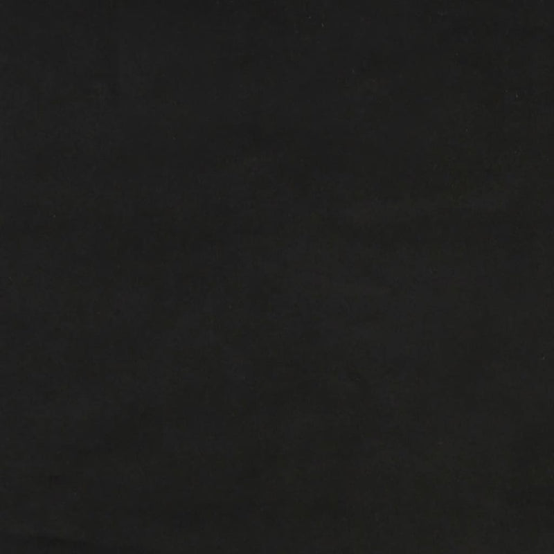 vidaXL fekete bársony ágykeret matrac nélkül 140x200 cm