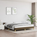 vidaXL sötétbarna szövet ágykeret matrac nélkül 180 x 200 cm
