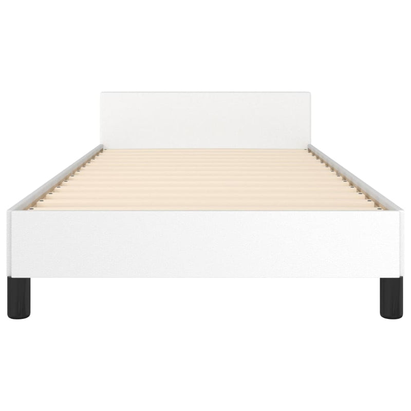vidaXL fehér ágykeret fejtámlával matrac nélkül 90x190 cm