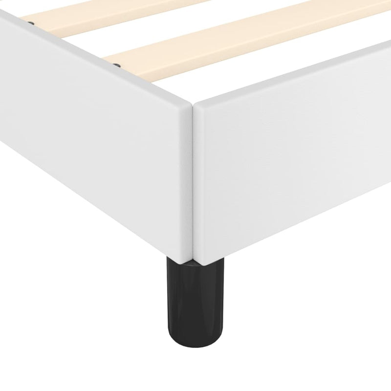vidaXL fehér ágykeret fejtámlával matrac nélkül 90x190 cm