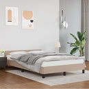 vidaXL kávészínű ágykeret fejtámlával matrac nélkül 120x200 cm