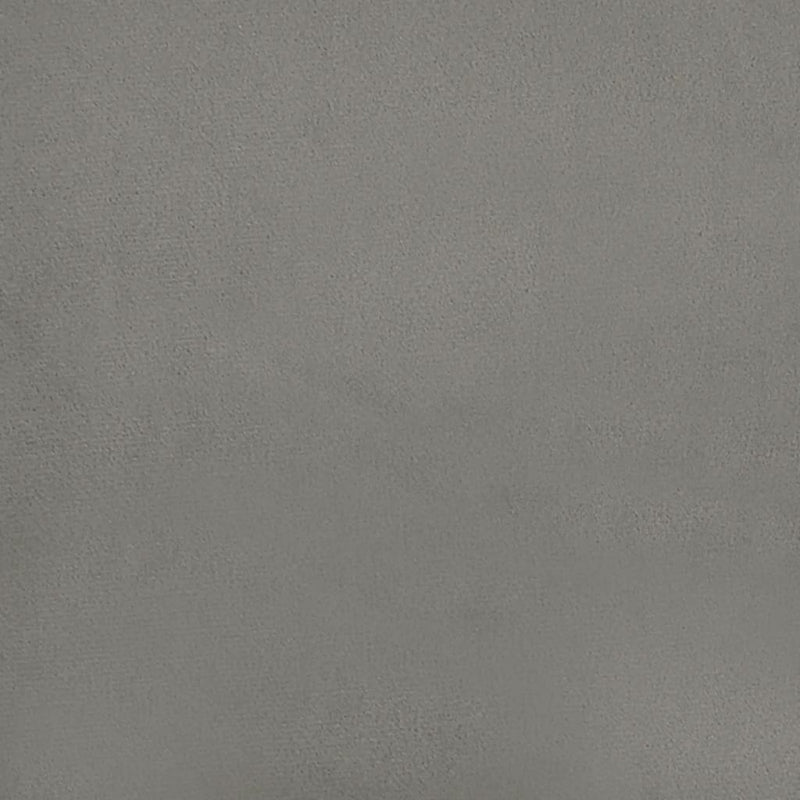 vidaXL világosszürke bársony ágykeret matrac nélkül 160 x 200 cm