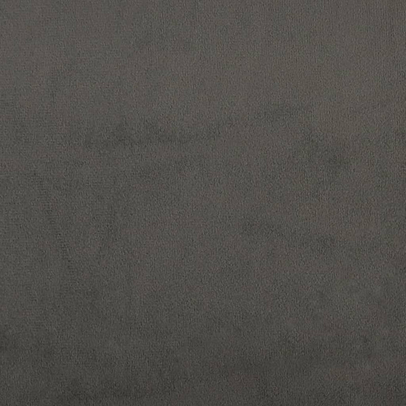 vidaXL sötétszürke bársony ágykeret matrac nélkül 160 x 200 cm