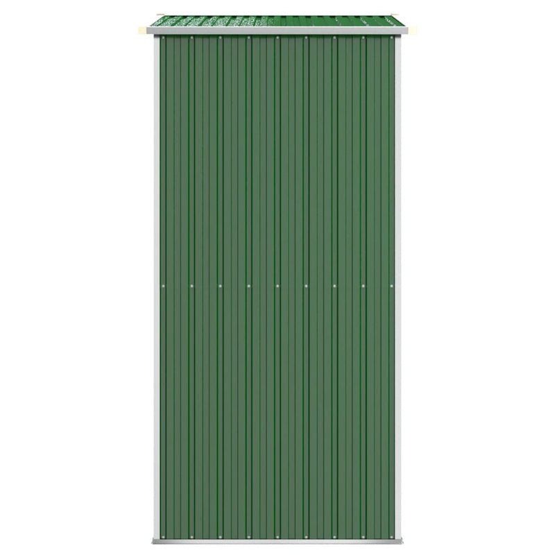 vidaXL zöld horganyzott acél kerti fészer 192x108x223 cm