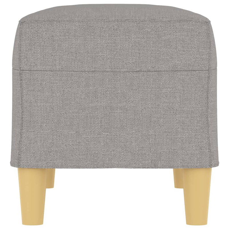 vidaXL világosszürke szövet pad 70 x 35 x 41 cm