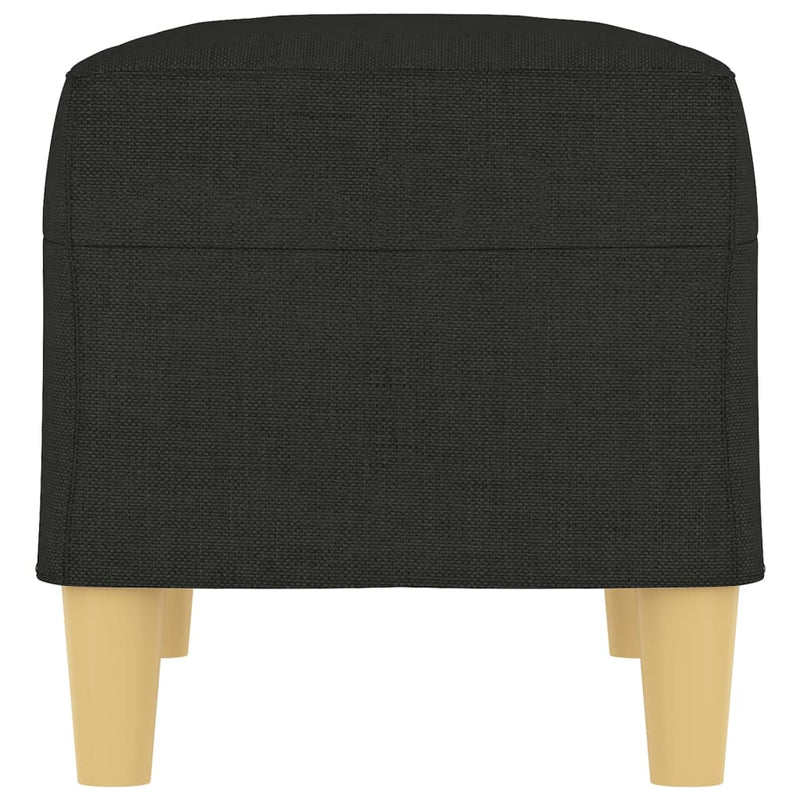 vidaXL fekete szövet pad 70 x 35 x 41 cm