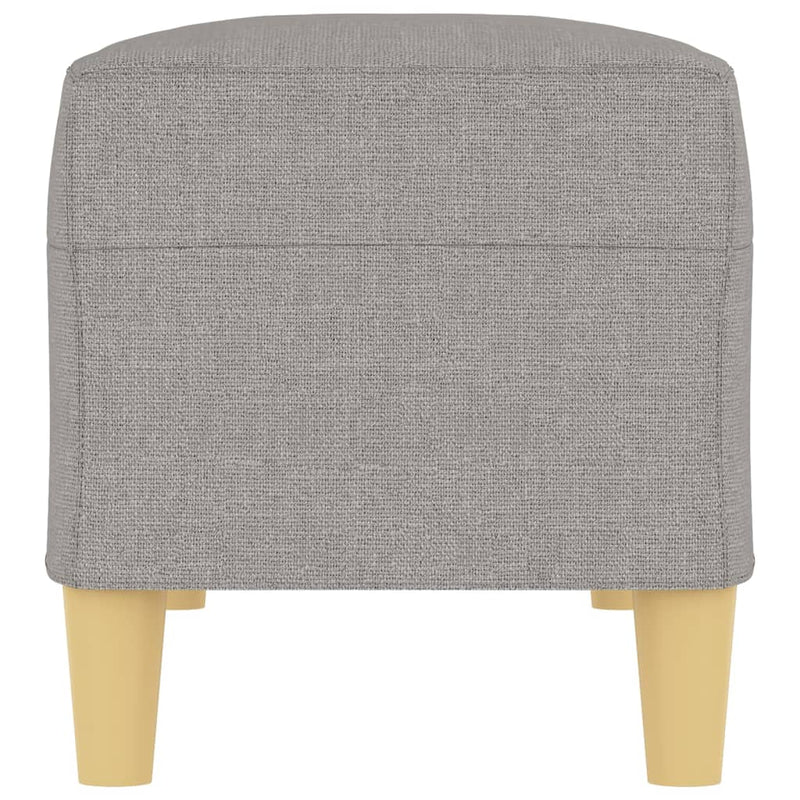 vidaXL világosszürke szövet pad 100 x 35 x 41 cm