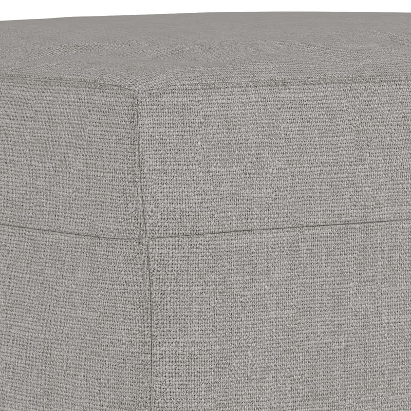 vidaXL világosszürke szövet pad 100 x 35 x 41 cm