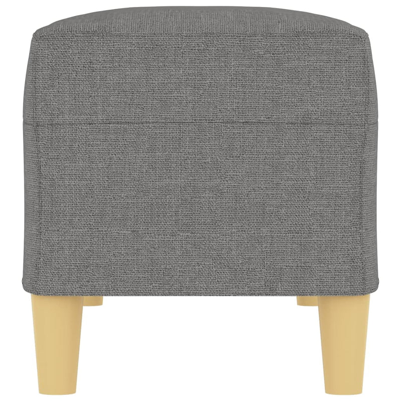 vidaXL sötétszürke szövet pad 100x35x41 cm