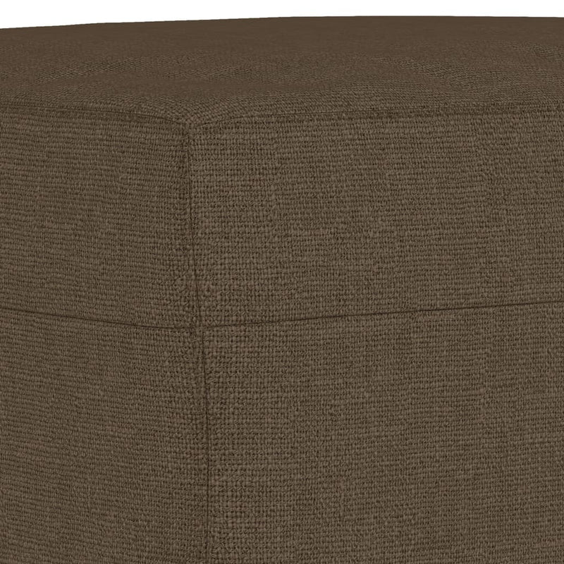 vidaXL barna szövet pad 100 x 35 x 41 cm