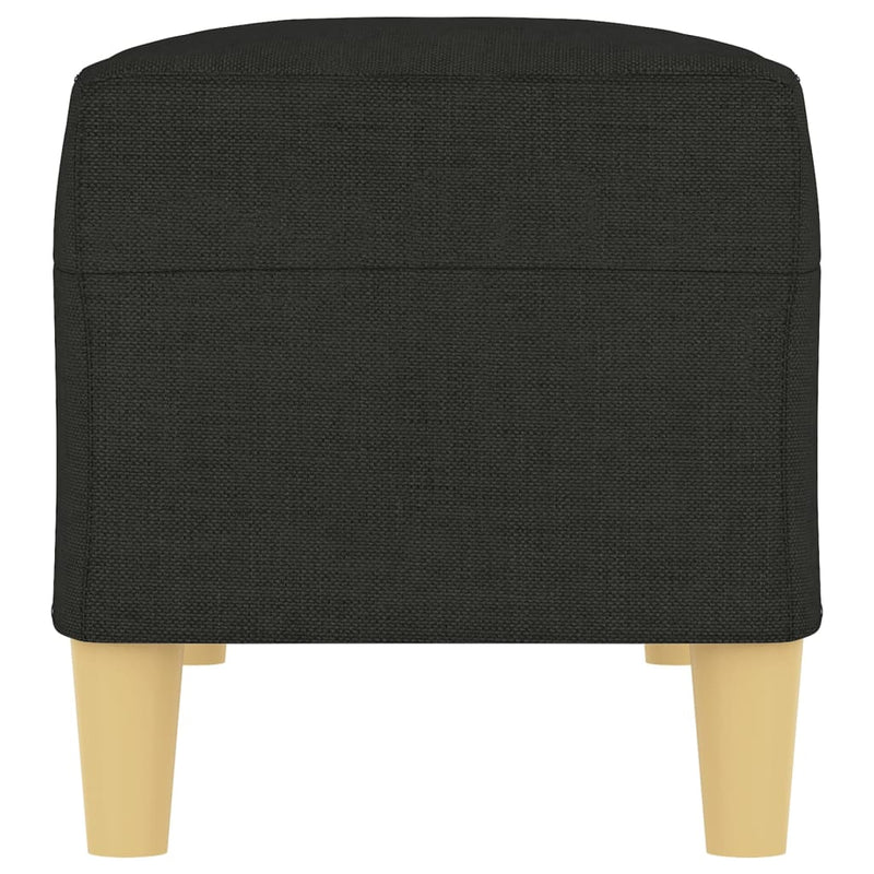 vidaXL fekete szövet pad 100 x 35 x 41 cm