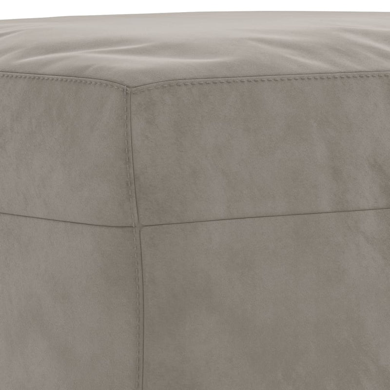 vidaXL világosszürke bársony pad 100 x 35 x 41 cm