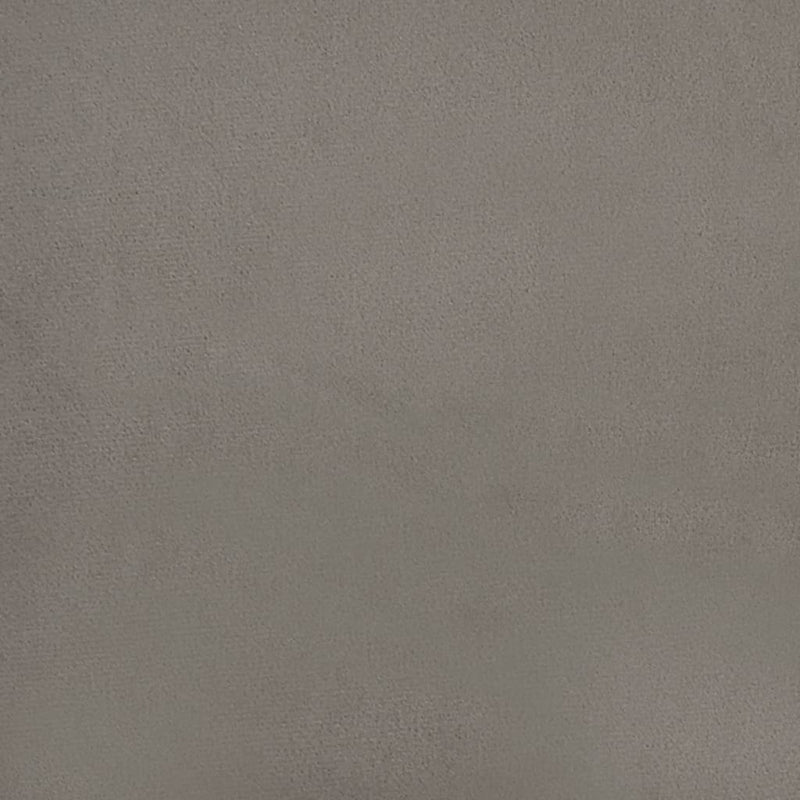 vidaXL világosszürke bársony pad 100 x 35 x 41 cm