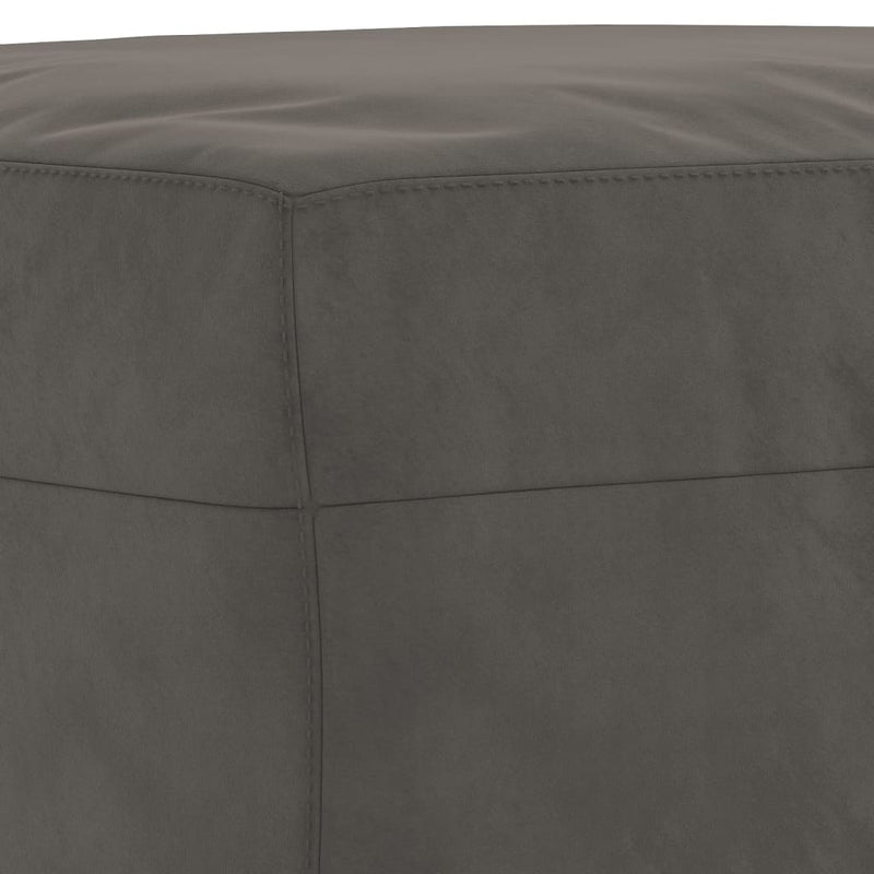 vidaXL sötétszürke bársony pad 100x35x41 cm