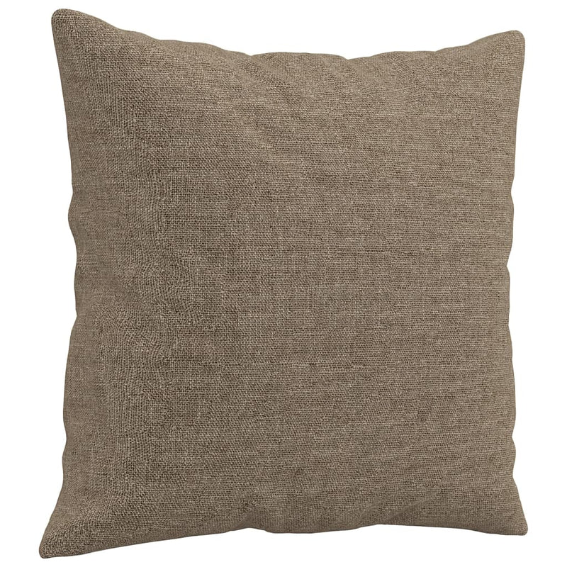 vidaXL 2 db tópszínű szövet díszpárna 40 x 40 cm