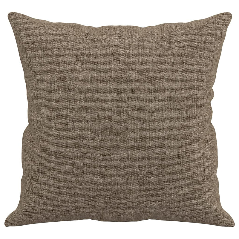 vidaXL 2 db tópszínű szövet díszpárna 40 x 40 cm