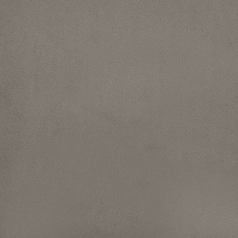 vidaXL 2 db világosszürke bársony díszpárna 40 x 40 cm
