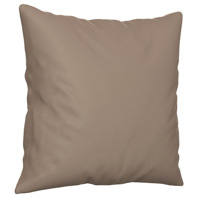vidaXL 2 db tópszínű mikroszálas díszpárna 40 x 40 cm