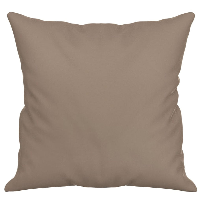 vidaXL 2 db tópszínű mikroszálas díszpárna 40 x 40 cm