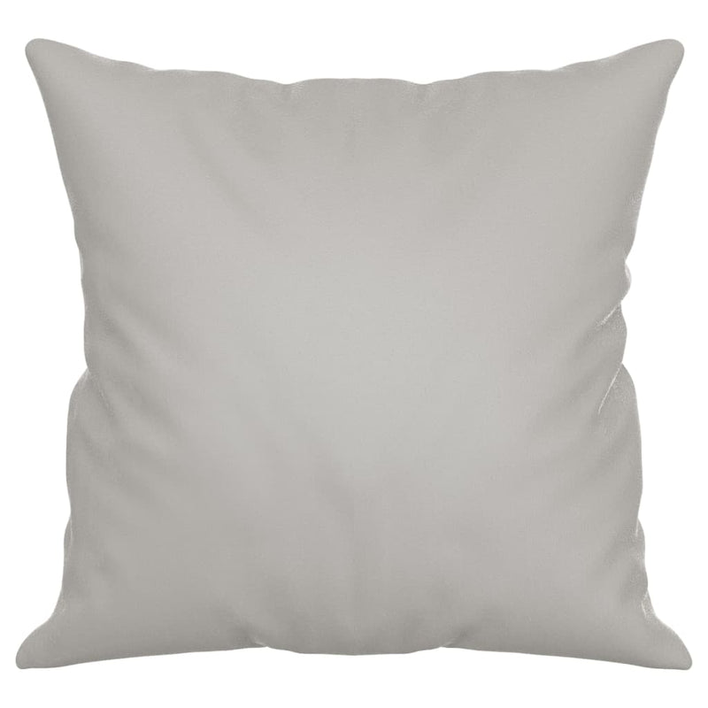 vidaXL 2 db világosszürke mikroszálas szövet díszpárna 40 x 40 cm