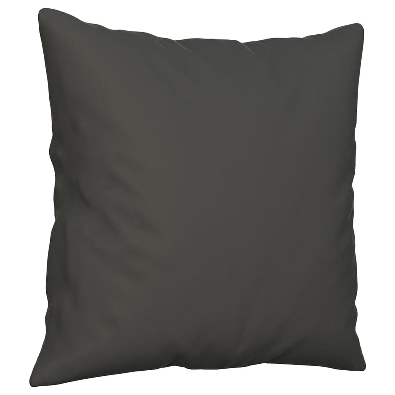 vidaXL 2 db sötétszürke mikroszálas szövet díszpárna 40 x 40 cm