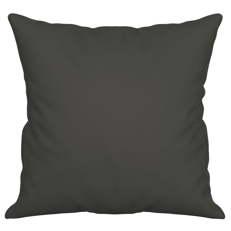 vidaXL 2 db sötétszürke mikroszálas szövet díszpárna 40 x 40 cm