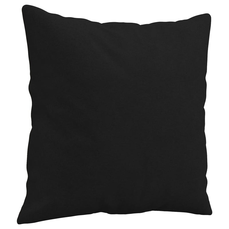 vidaXL 2 db fekete mikroszálas díszpárna 40 x 40 cm