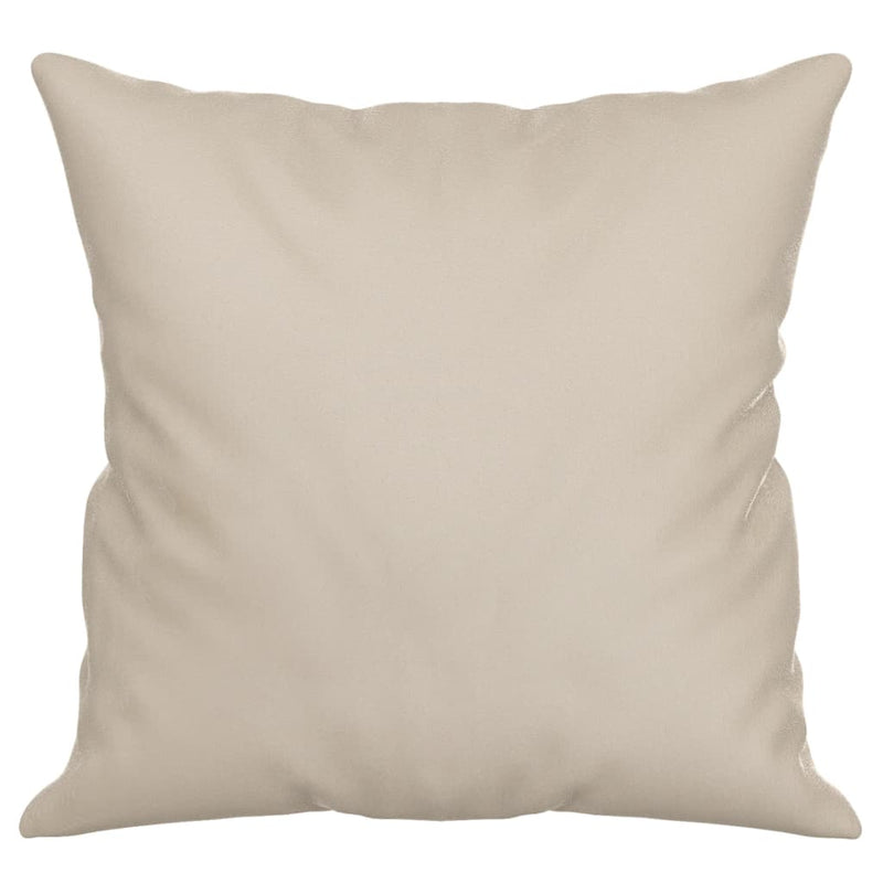 vidaXL 2 db krémszínű mikroszálas díszpárna 40 x 40 cm