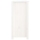 vidaXL fehér tömör fenyőfa tálalószekrény 100 x 35 x 74 cm