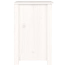 vidaXL 2 db fehér tömör fenyőfa éjjeliszekrény 40 x 35 x 55 cm