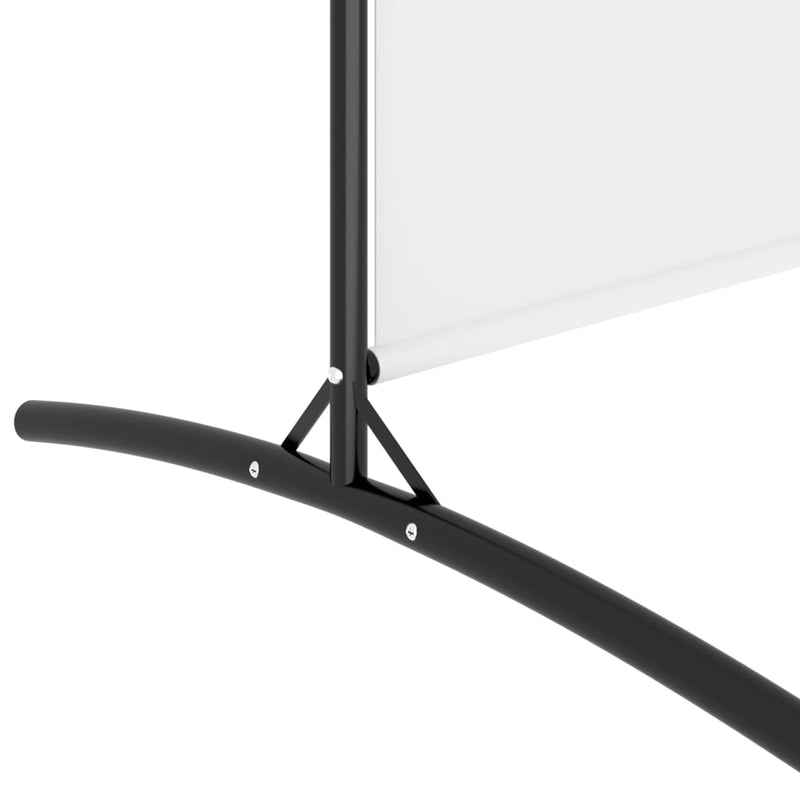 vidaXL 2 paneles fehér szövet térelválasztó 175x180 cm