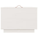 vidaXL 3 db fehér tömör fenyőfa tárolódoboz fedéllel