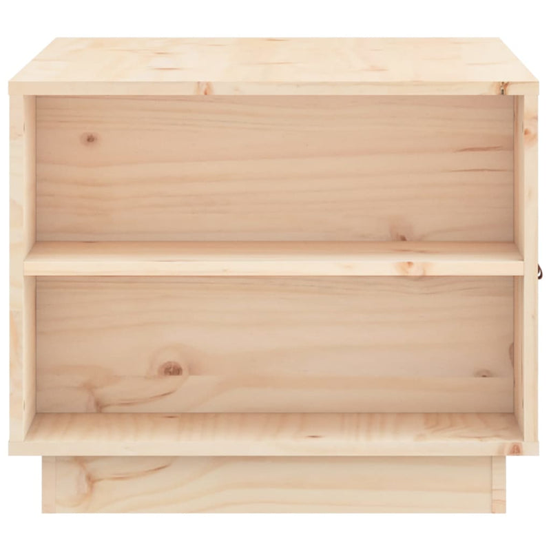 vidaXL tömör fenyőfa dohányzóasztal 100 x 50 x 41 cm