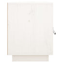 vidaXL fehér tömör fenyőfa éjjeliszekrény 40 x 34 x 45 cm