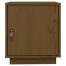 vidaXL 2 db mézbarna tömör fenyőfa éjjeliszekrény 40 x 34 x 45 cm