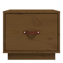 vidaXL mézbarna tömör fenyőfa éjjeliszekrény 40 x 34 x 35 cm